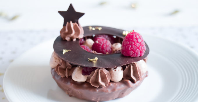 Desserts chocolat framboises pour les fêtes
