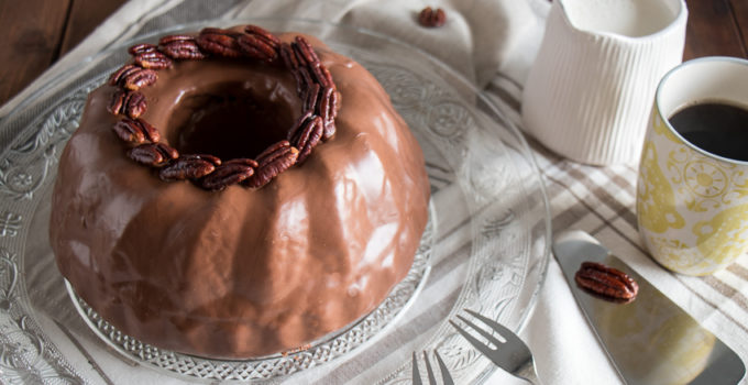 Cake café chocolat pécan de Christophe Michalak