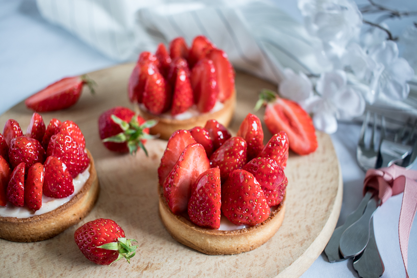 Tartelettes aux fraises