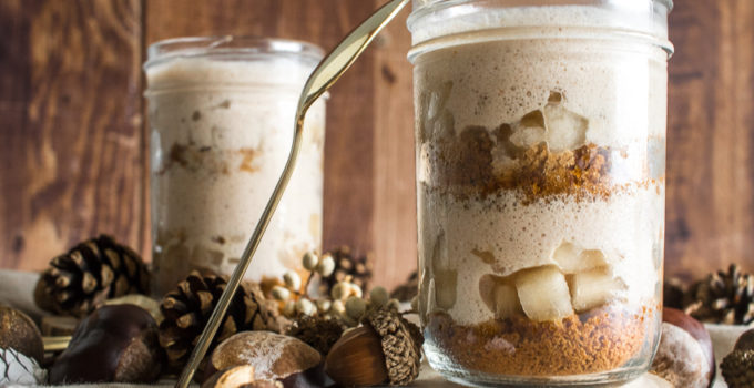 Tiramisu à la poire et crème de marrons