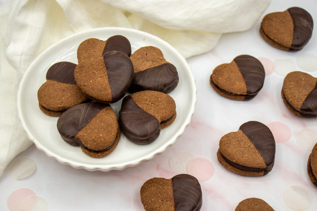 Plein d’amour avec ces petits cœurs tout chocolat